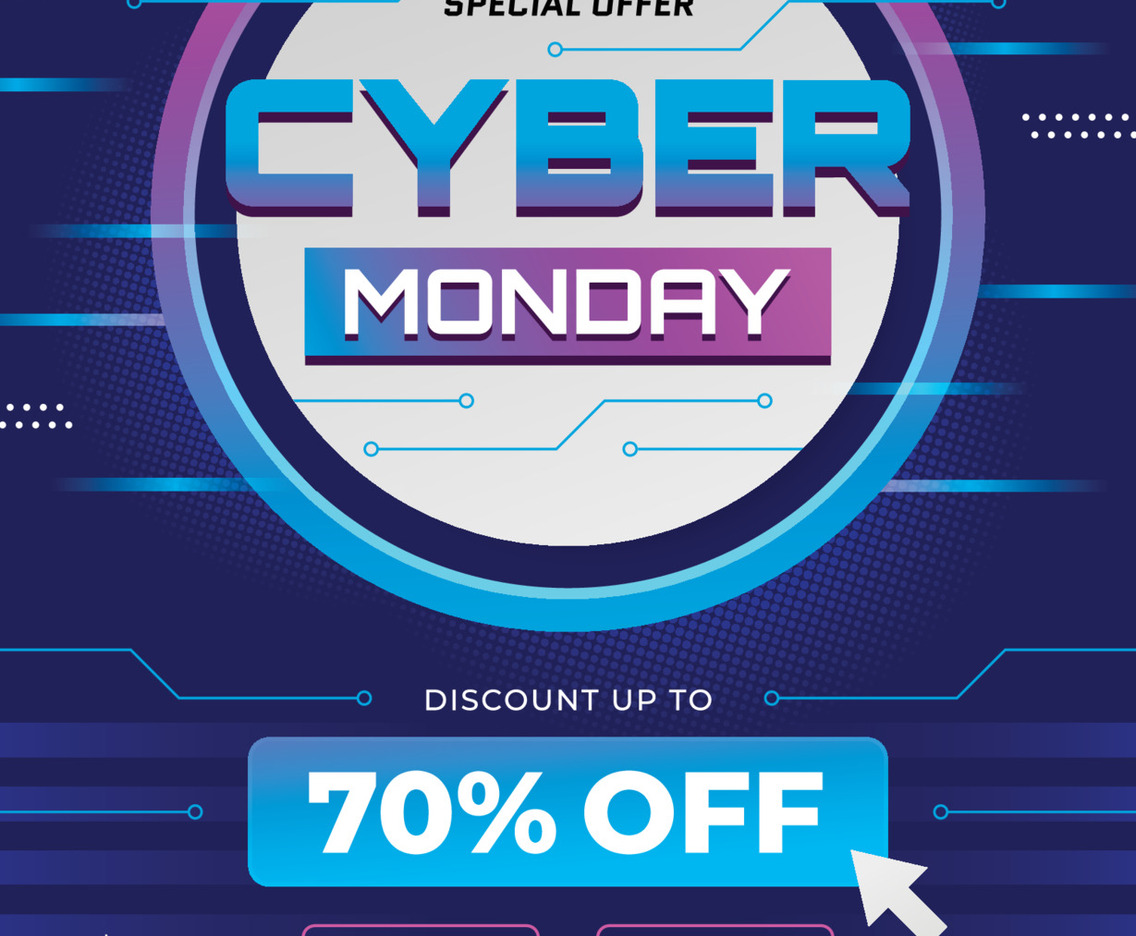 Gradient Cyber Monday Flyer