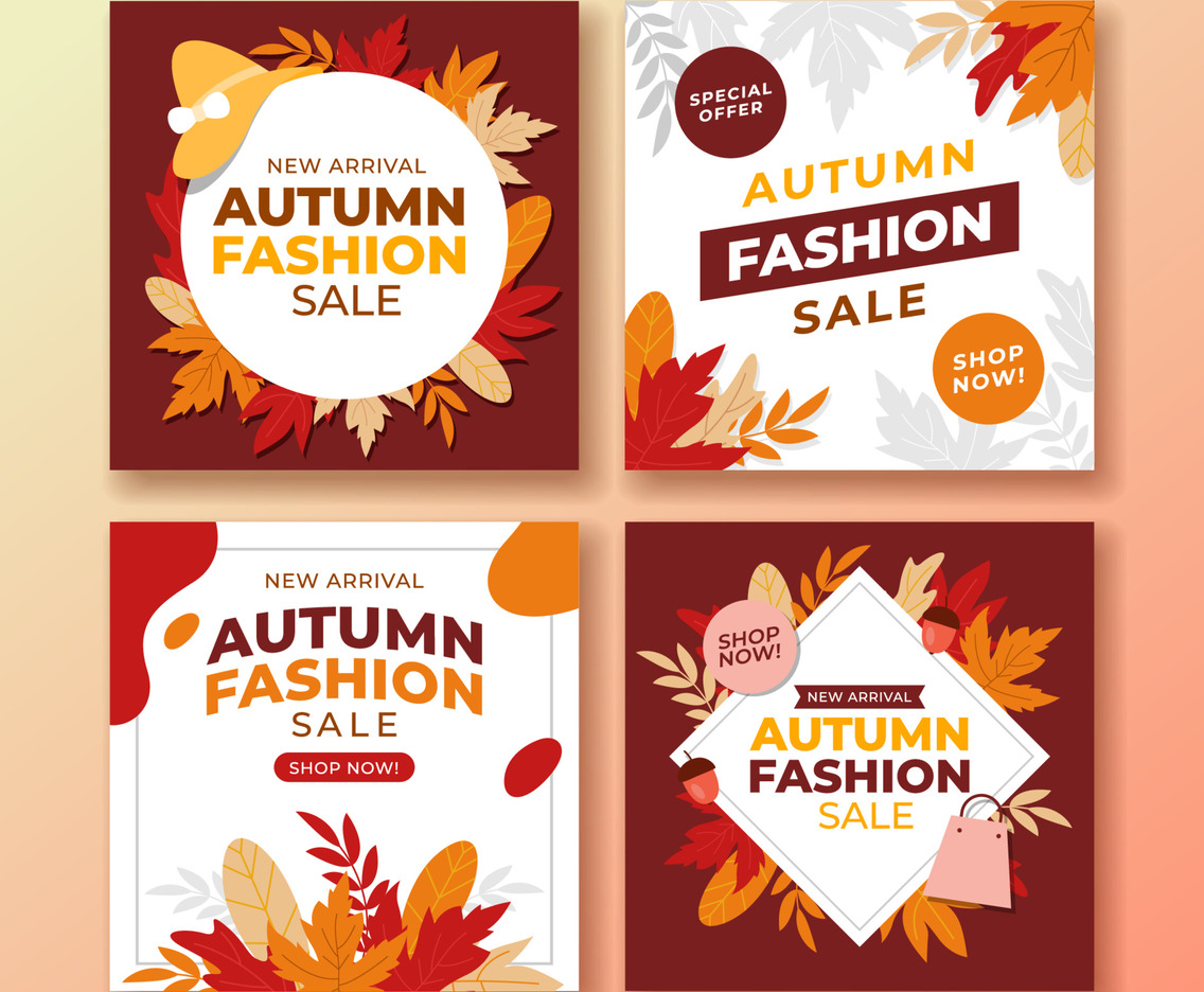 Autumn Fashion Sale Social Media