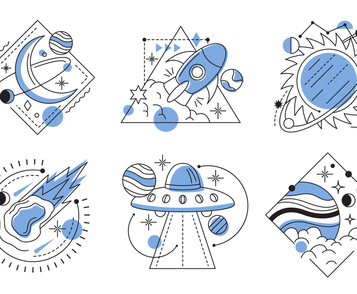 Outer Space Minimalist Tattoo