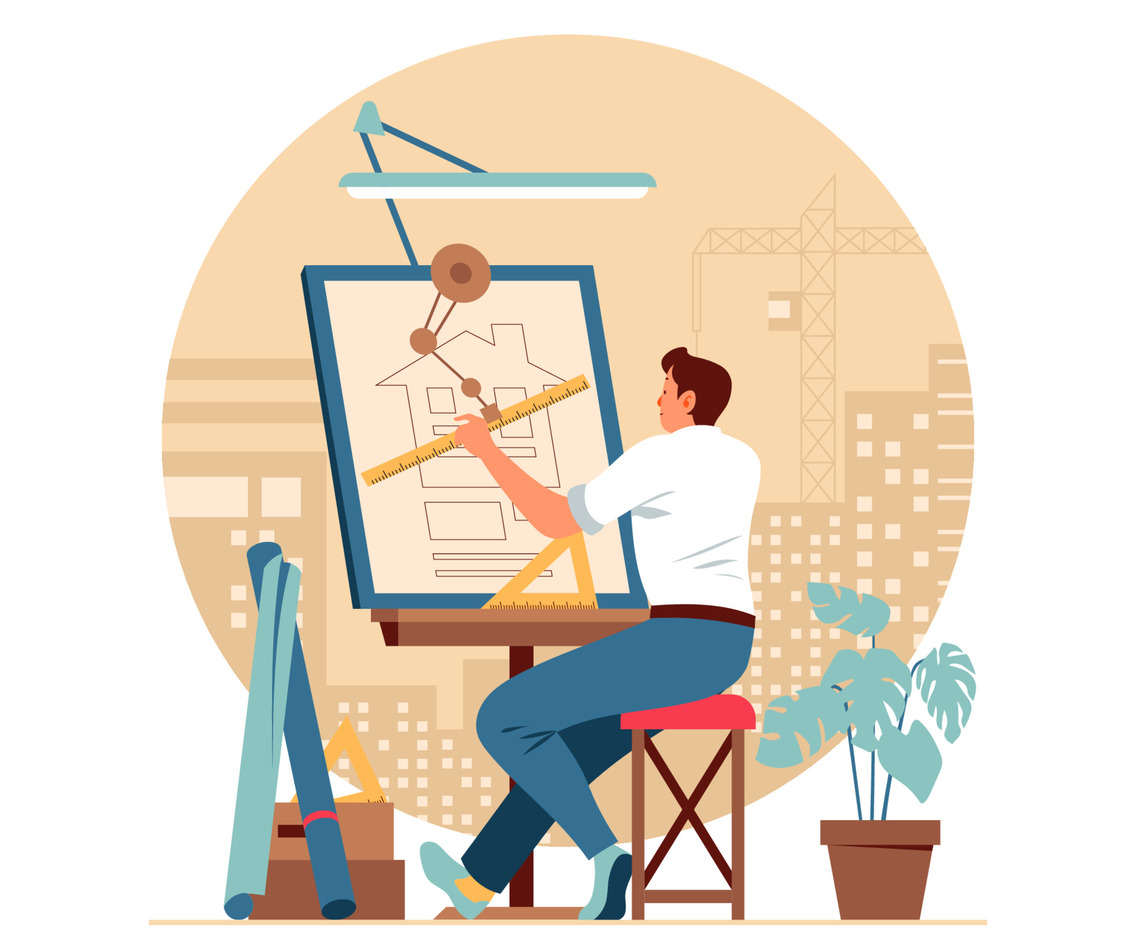 Architect Profession Concept