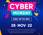 Cyber Monday Advertisement Promotion Poster Design