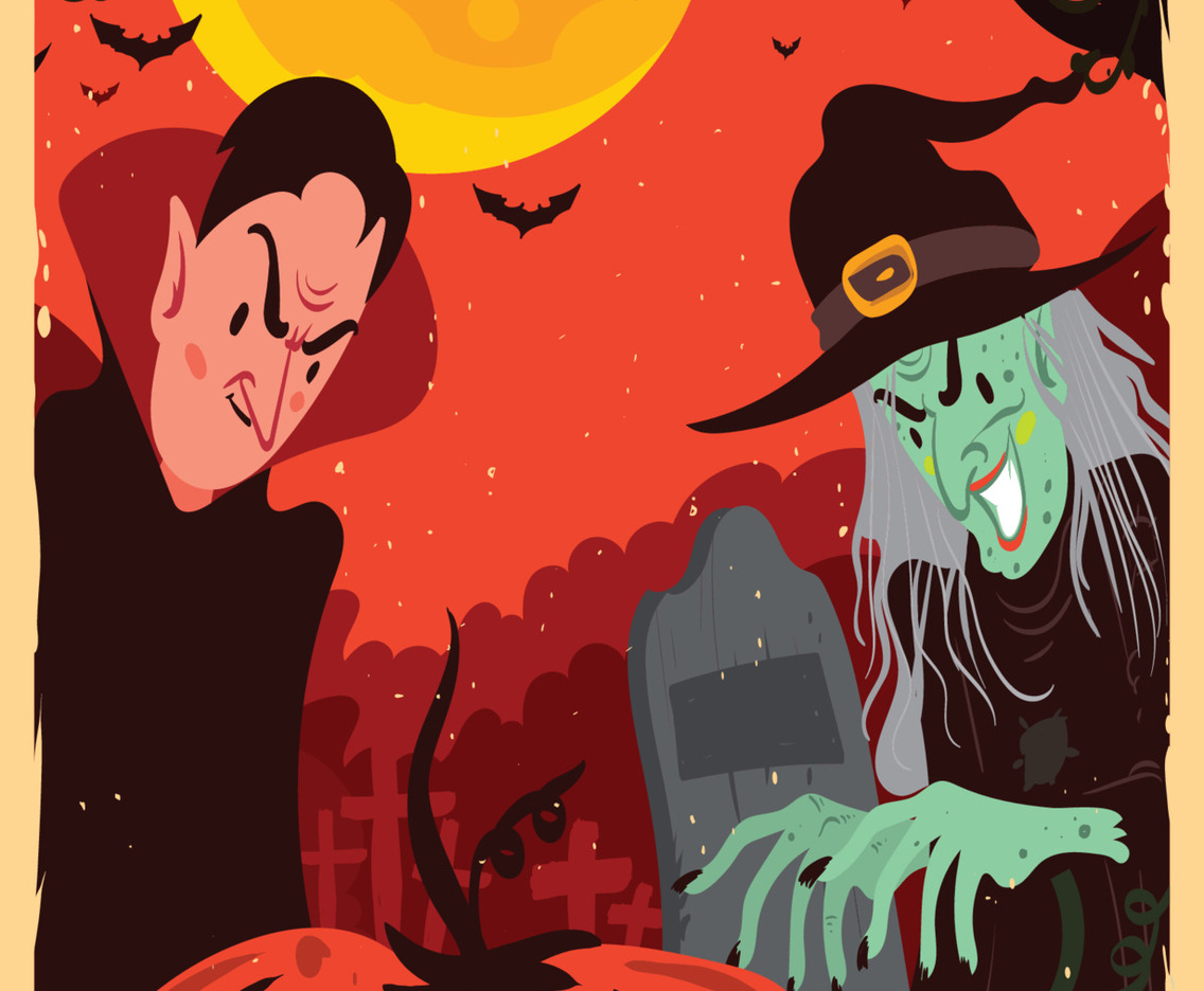Happy Halloween Background Concept