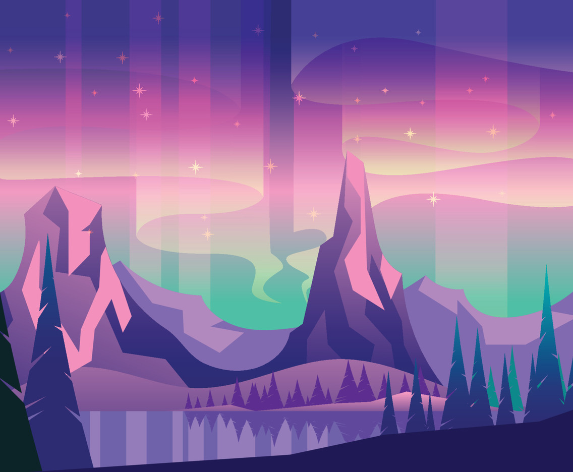Beautiful Northern Light View