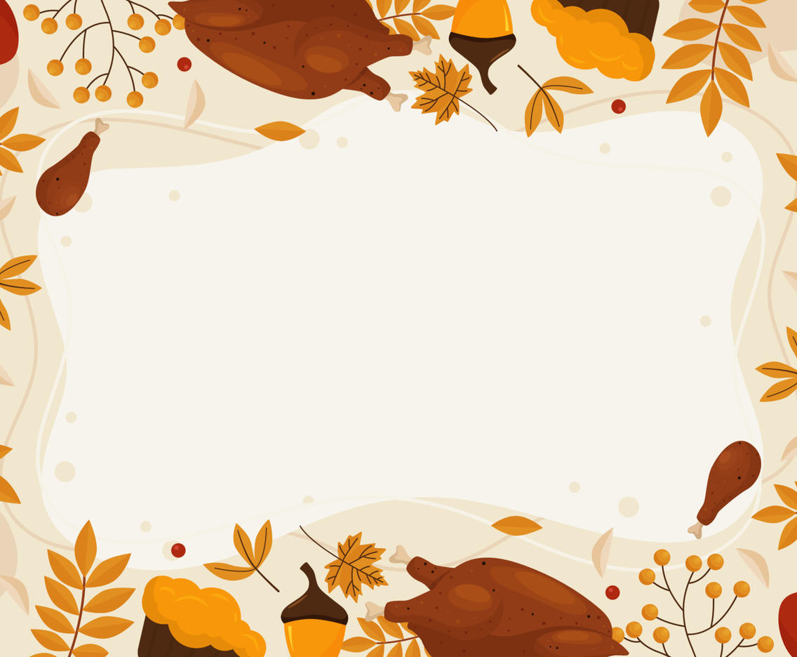 Thanksgiving Flat Background