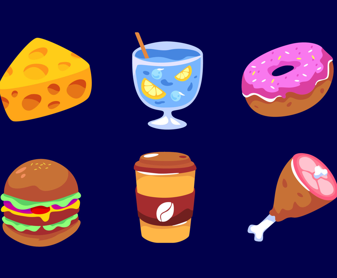 Food and Beverages Icon Set