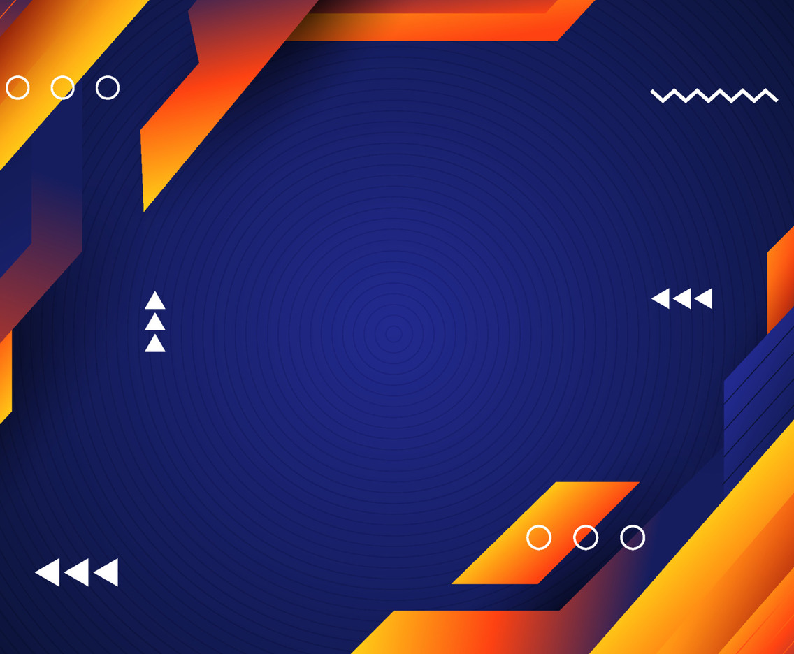 Modern Gradient Blue Orange Background