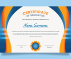 Certificate of Graduation Design Template