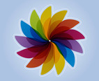 Rainbow Flower Design