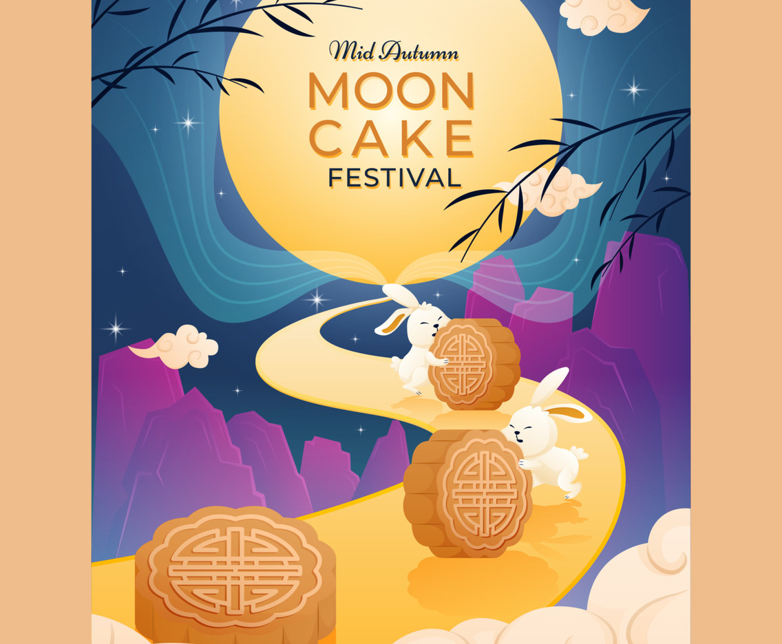 Mid Autumn Moon Cake Poster