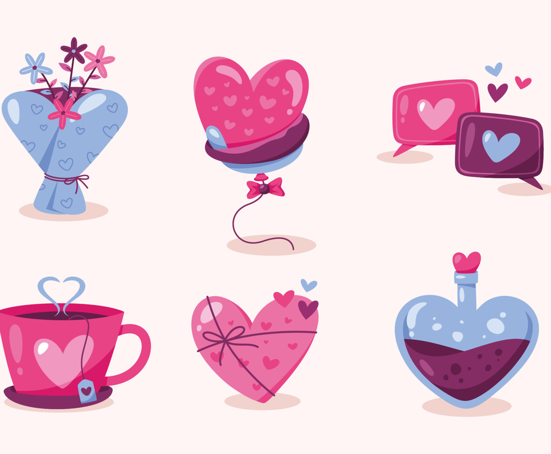 Love Dating Icon Set