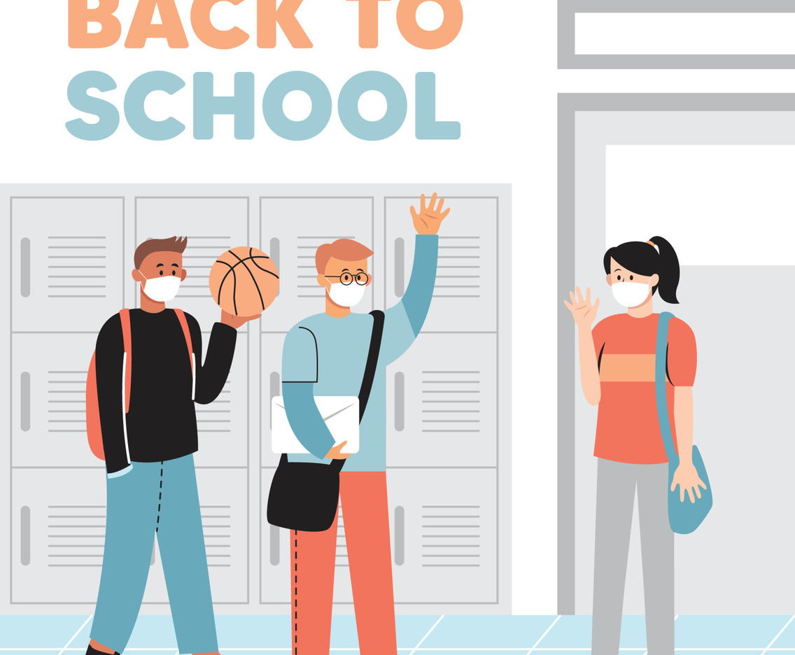The Boys and Girl Meet Back At School