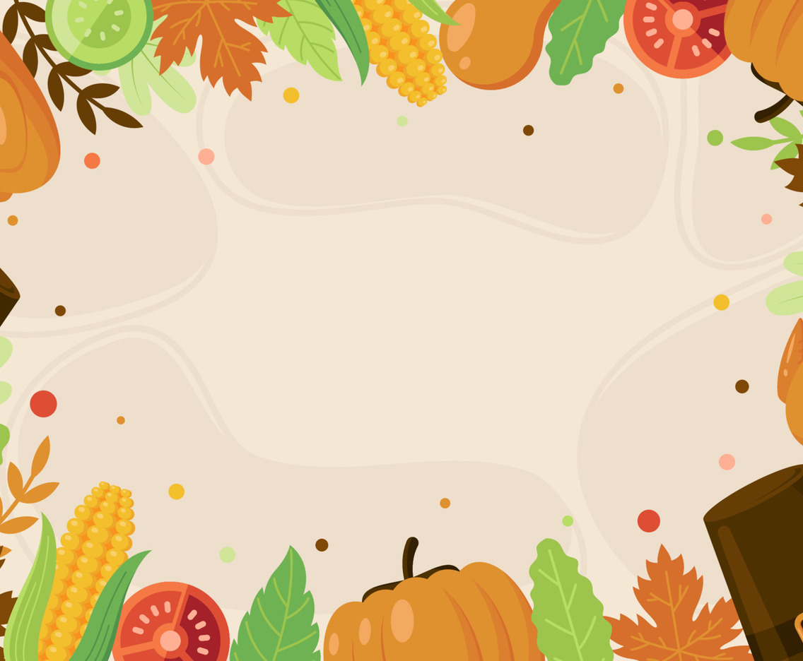 Thanksgiving Flat Background
