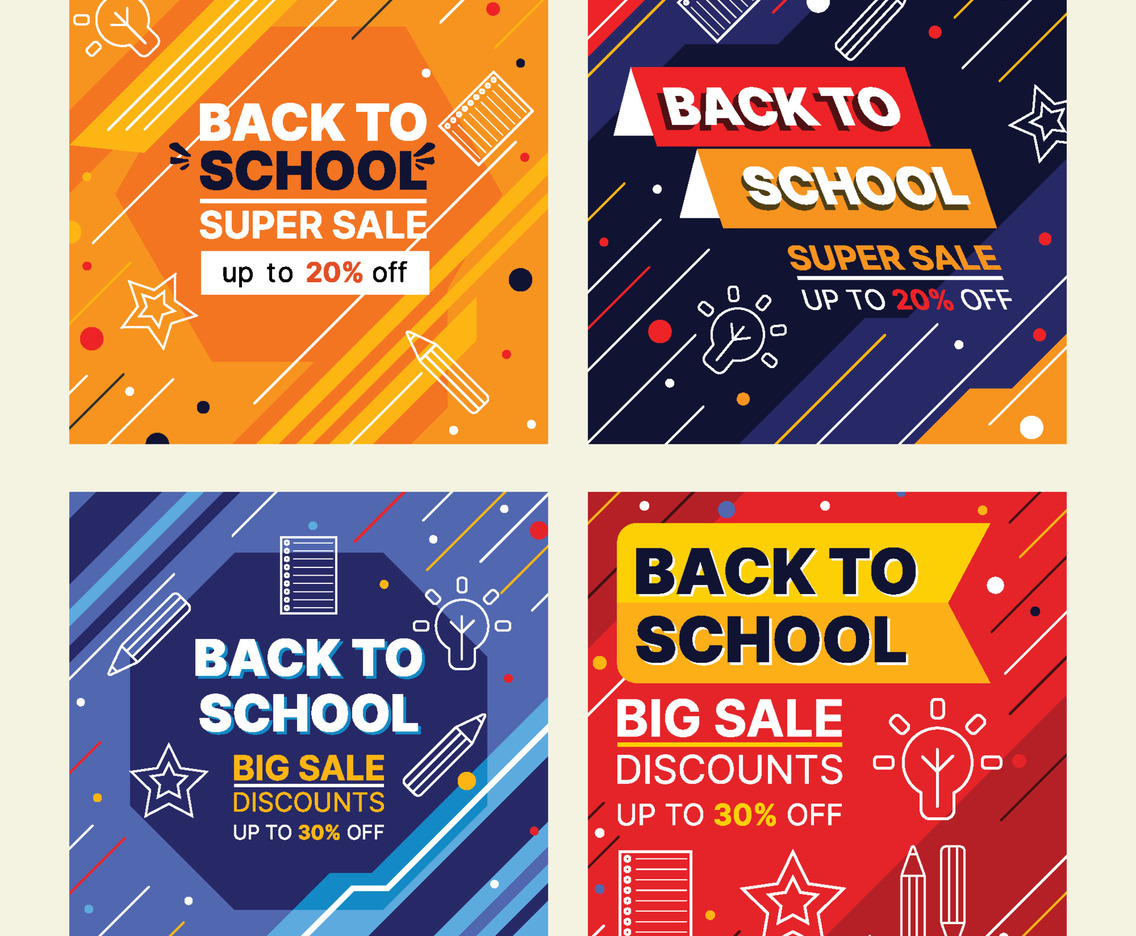 Back to School Offers Social Media Post