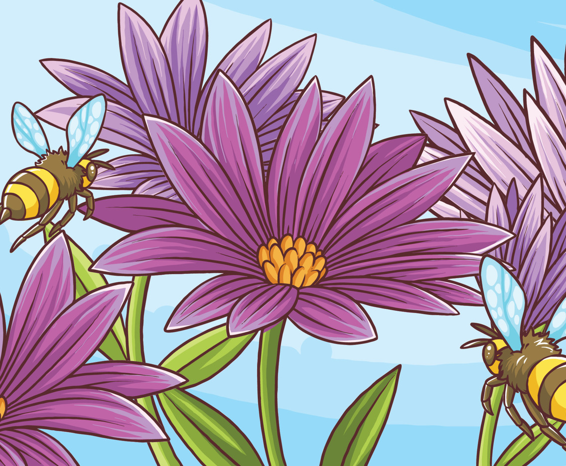 Handdrawn Aesthetics With Realistic Floral Theme