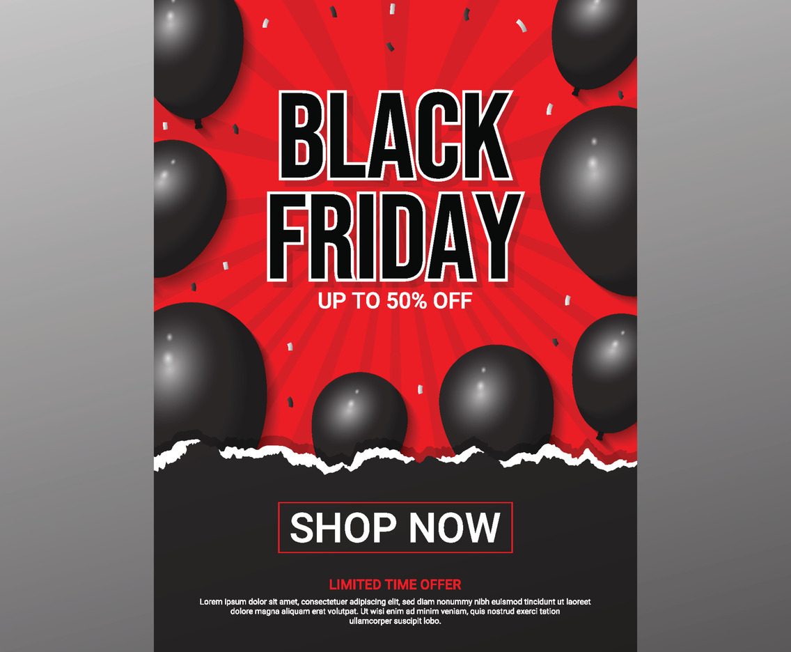 Black Friday Vertical Poster Template