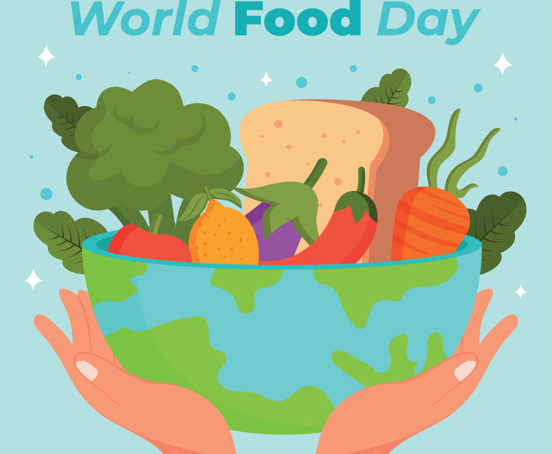 Colorful World Food Day Concept
