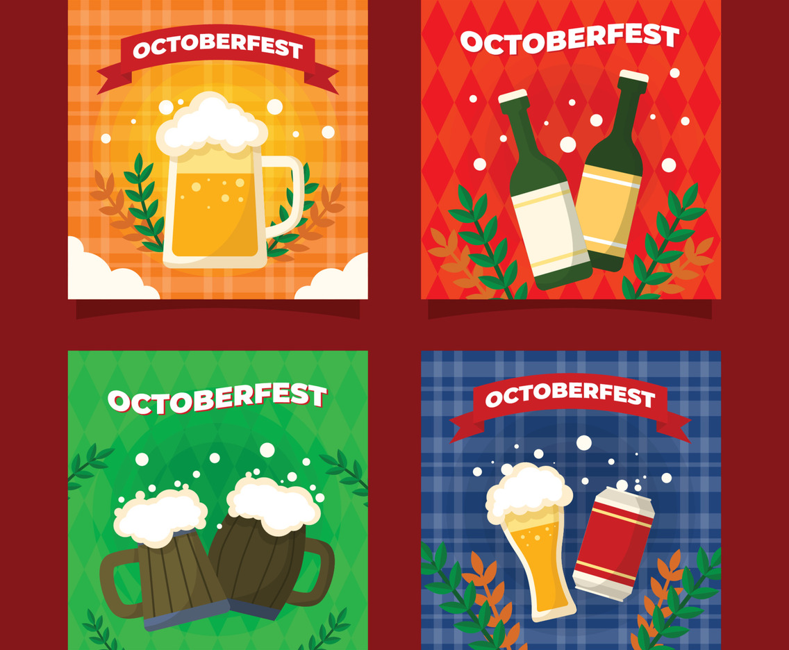 Octoberfest Beer Social Media Post Design