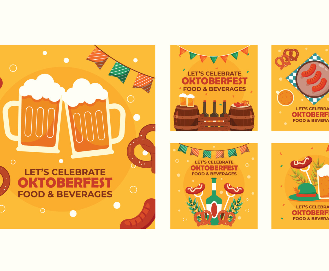 Oktoberfest Social Media Template