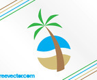 Tropical Beach Logo