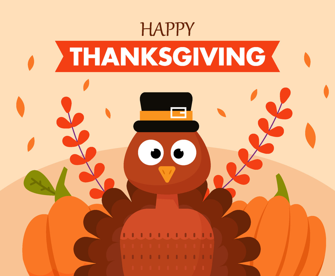 Flat Design Thanksgiving Background