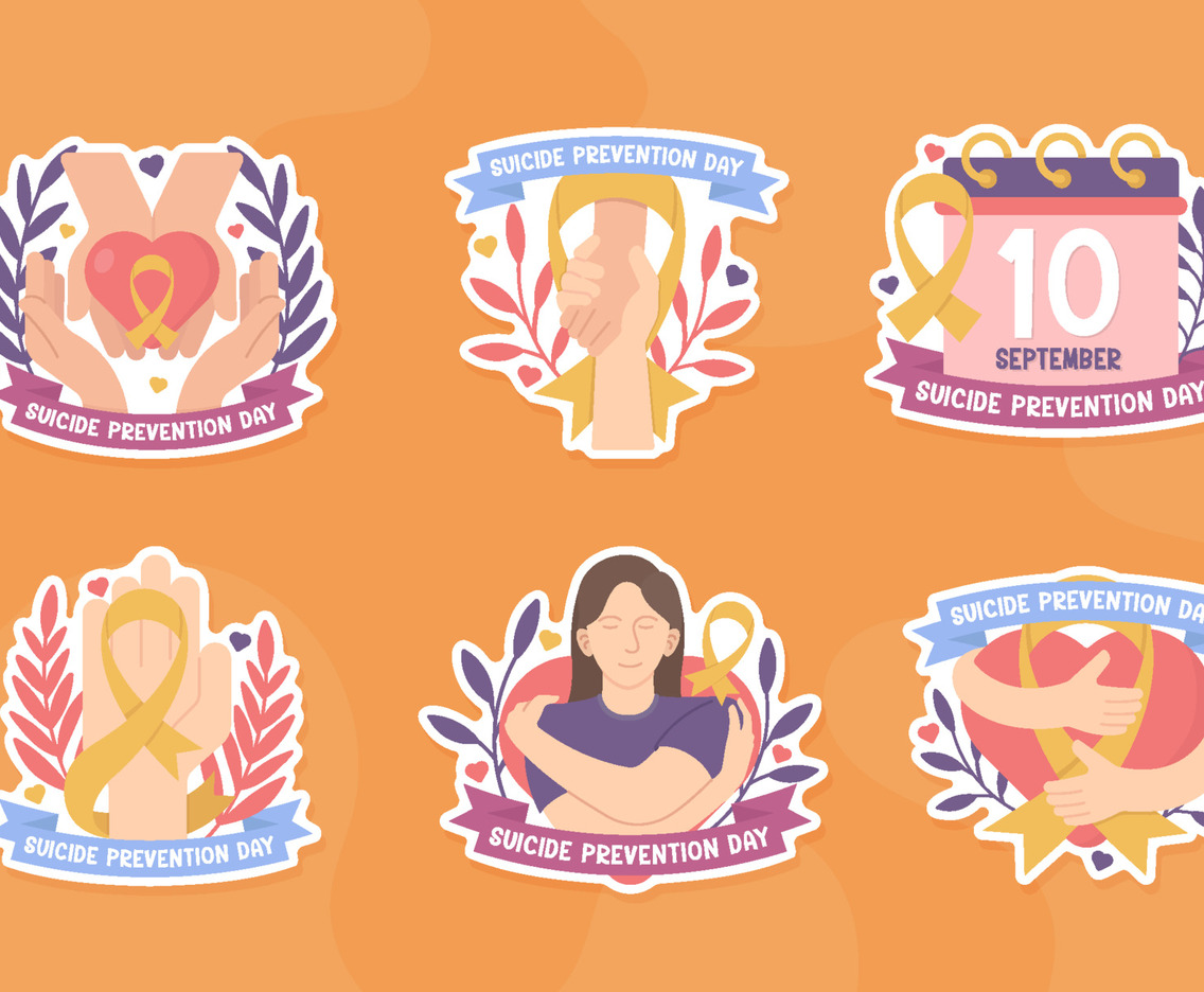 Suicide Prevention Day Sticker Set