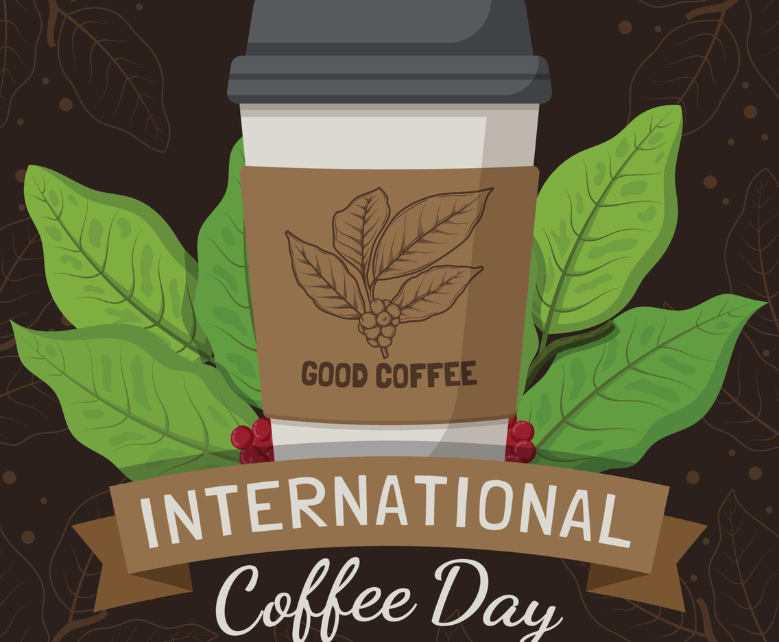 International Coffee Day Illustration