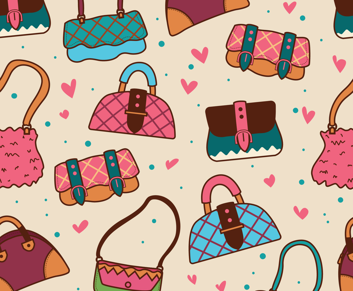 Minimalist Bag Seamless Pattern