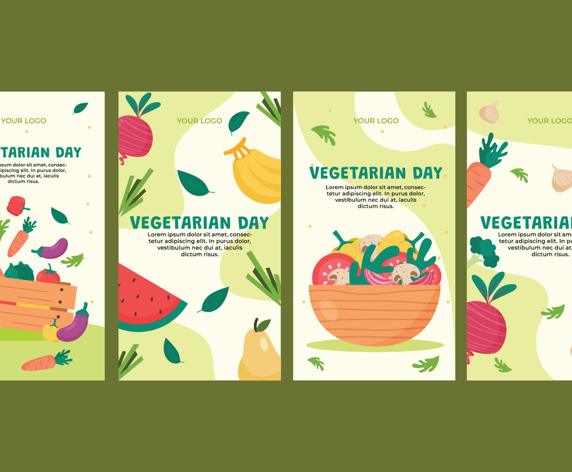 Vegetarian Day Social Media Template