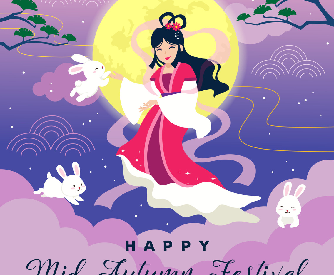 Happy Mid Autumn Festival Concept