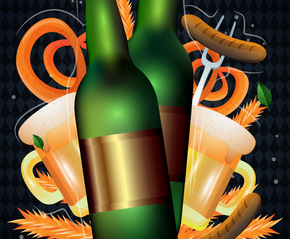 Oktoberfest Background Concept