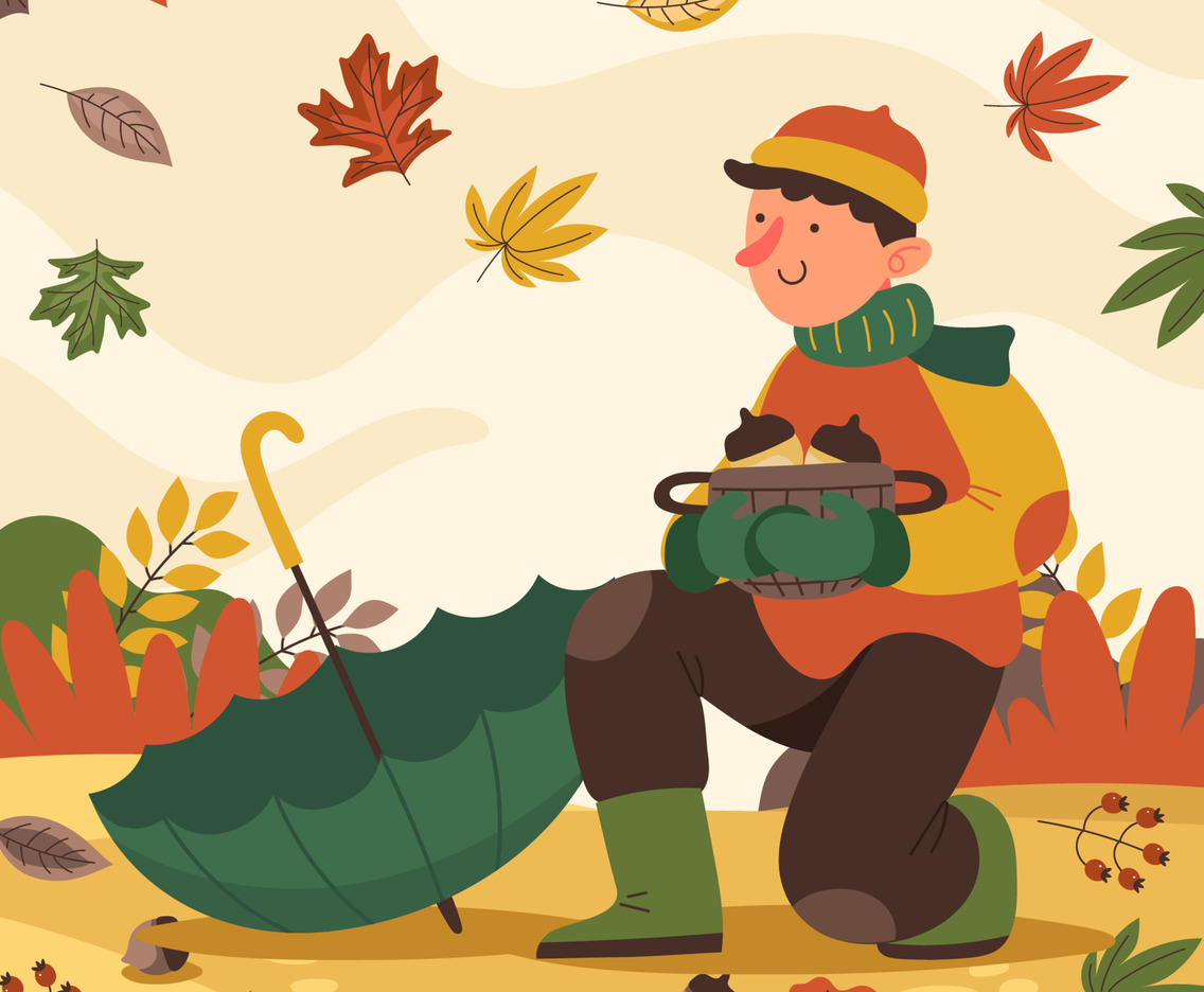 Fallen Leaves Concept