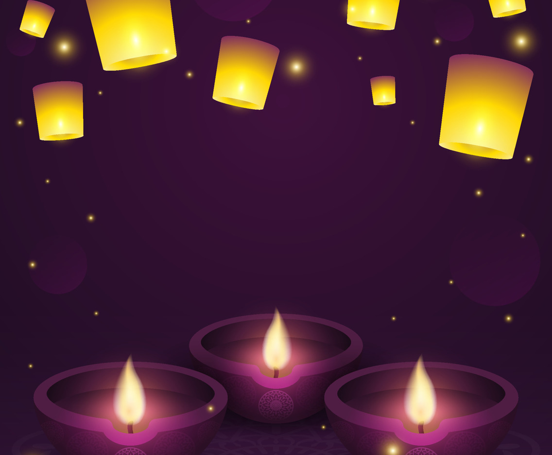 Happy Diwali Festival Background