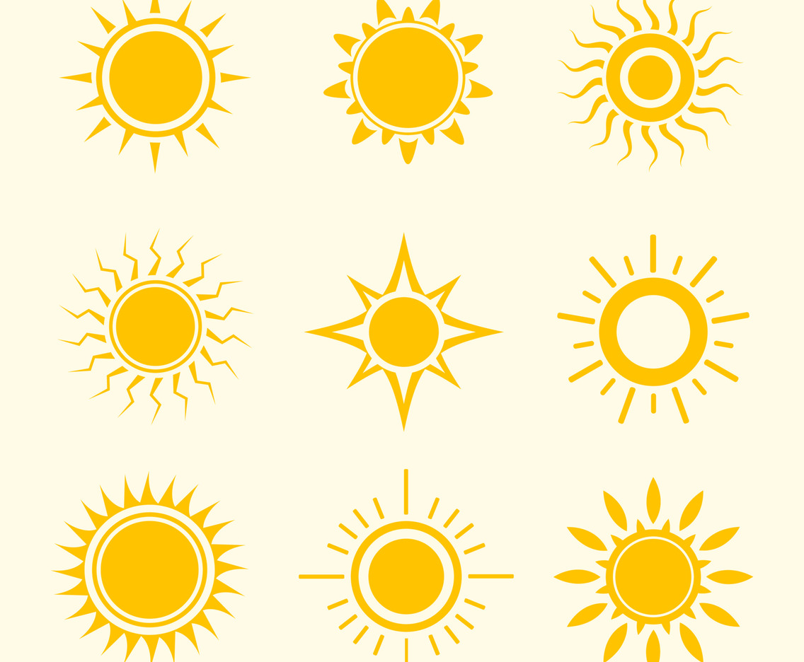 Sun Set Flat Icon