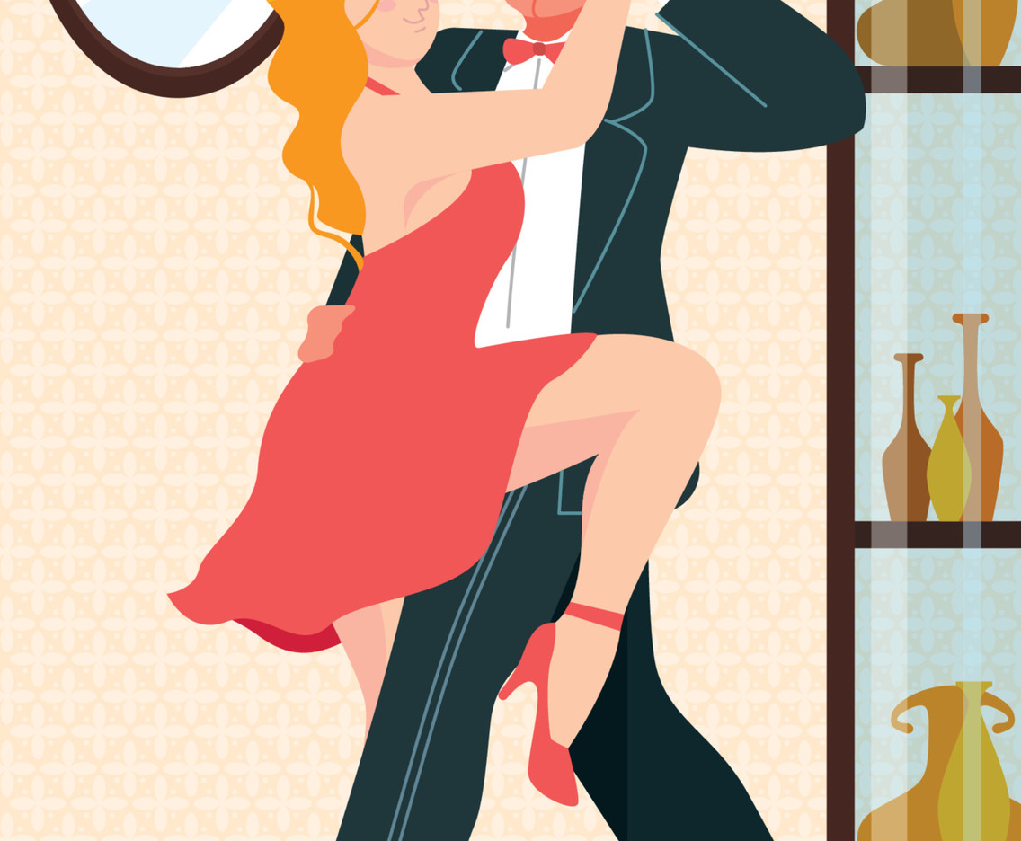 Dancing Couple Concept