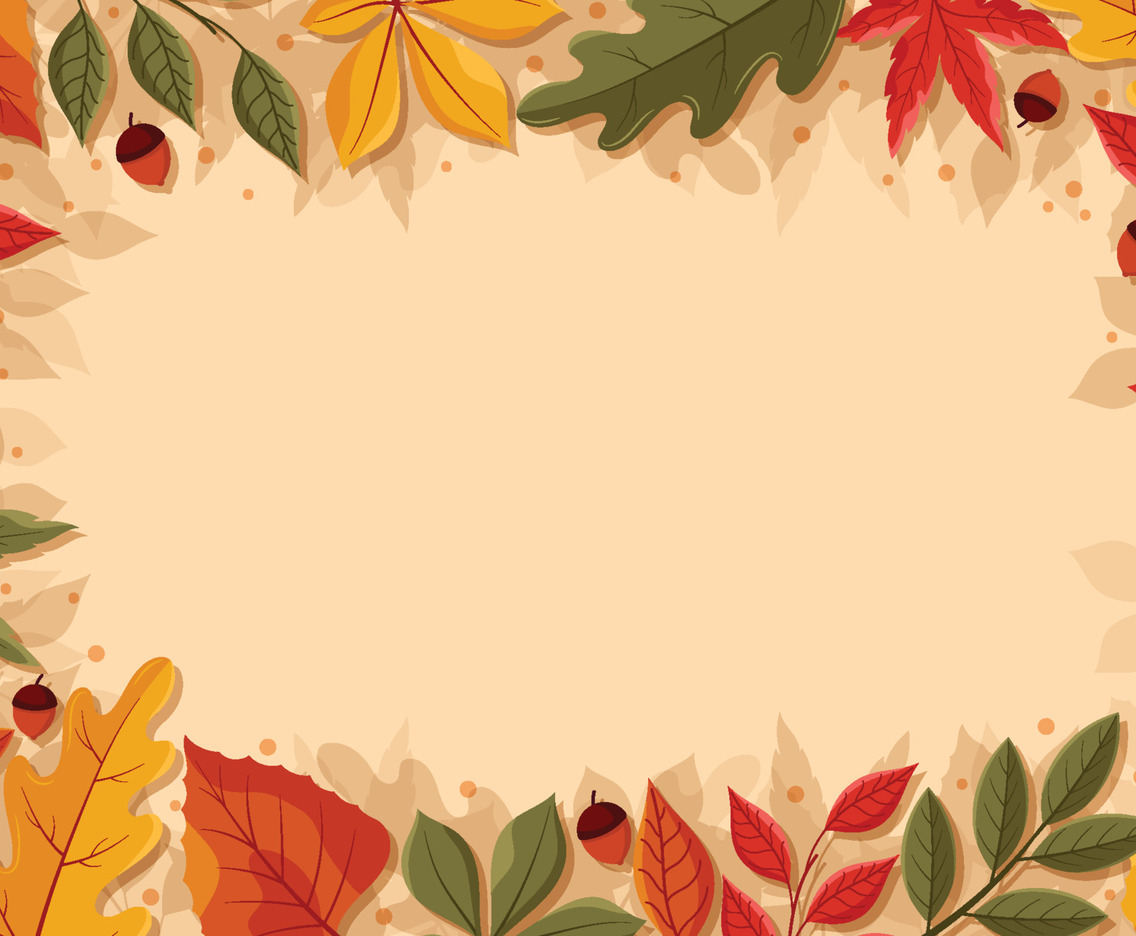 Fall Floral Background