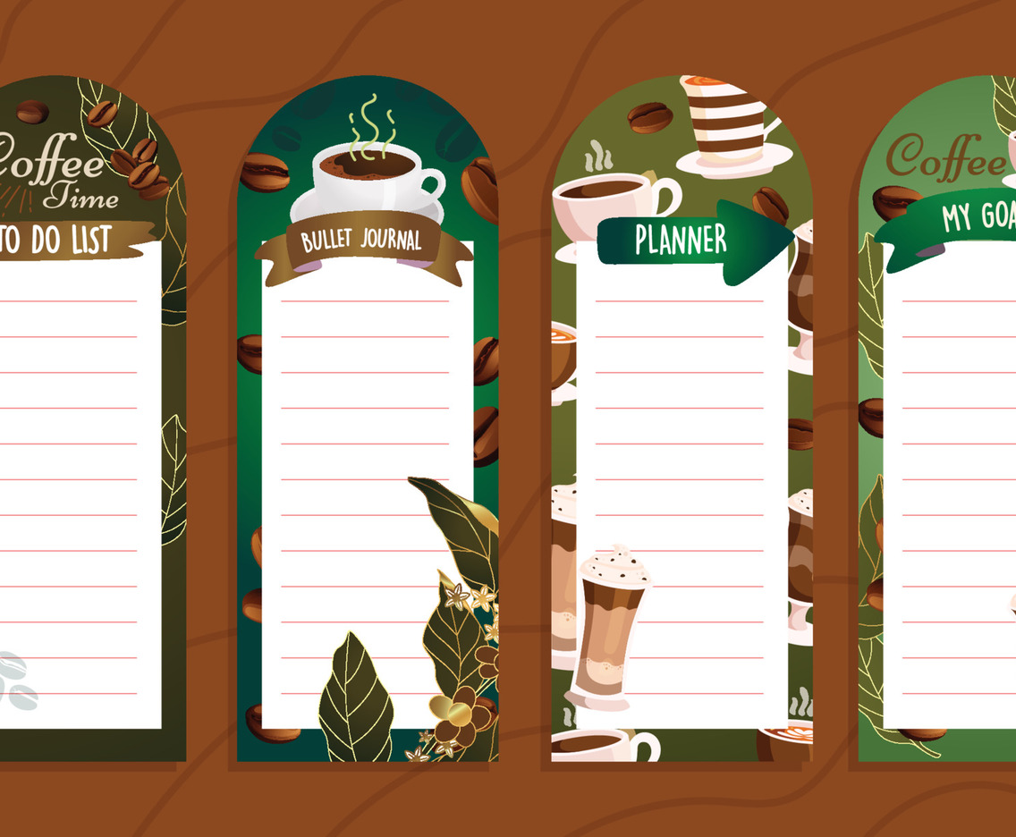 Coffee Journal Template Design