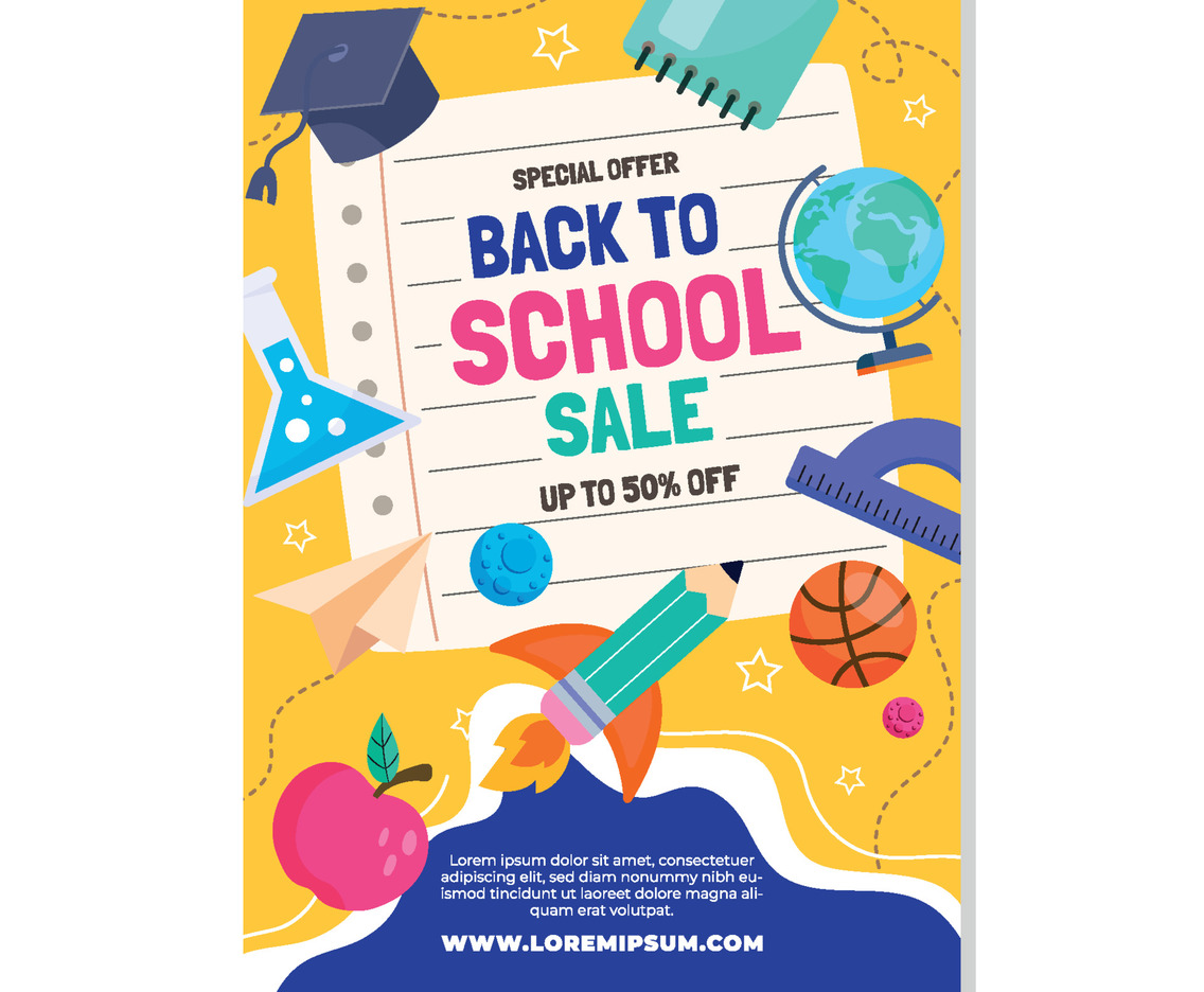 Back to School Sale Poster