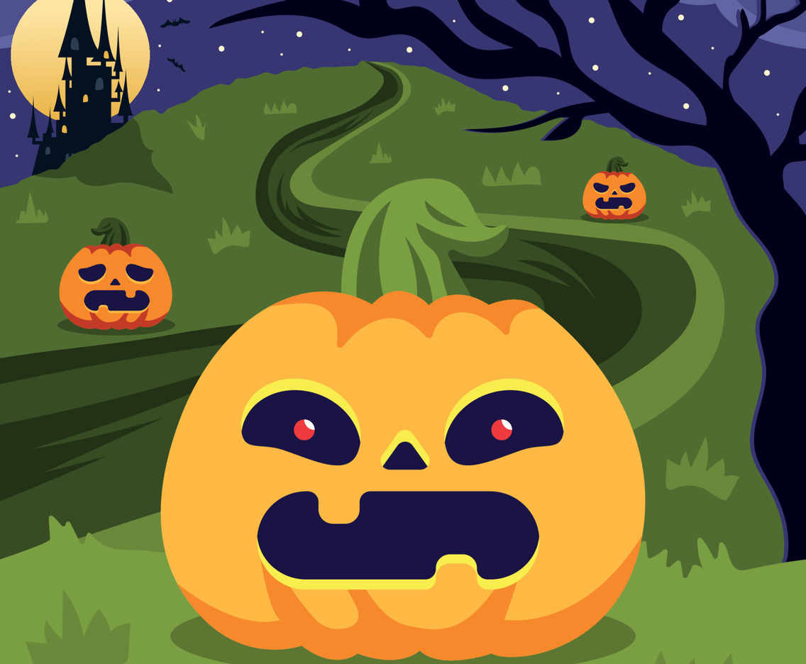 Jack o Lantern  Halloween Background