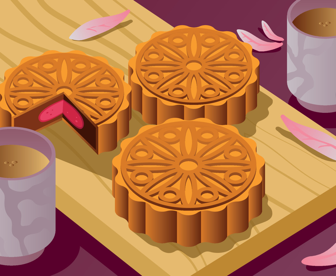 Moon Cake Background