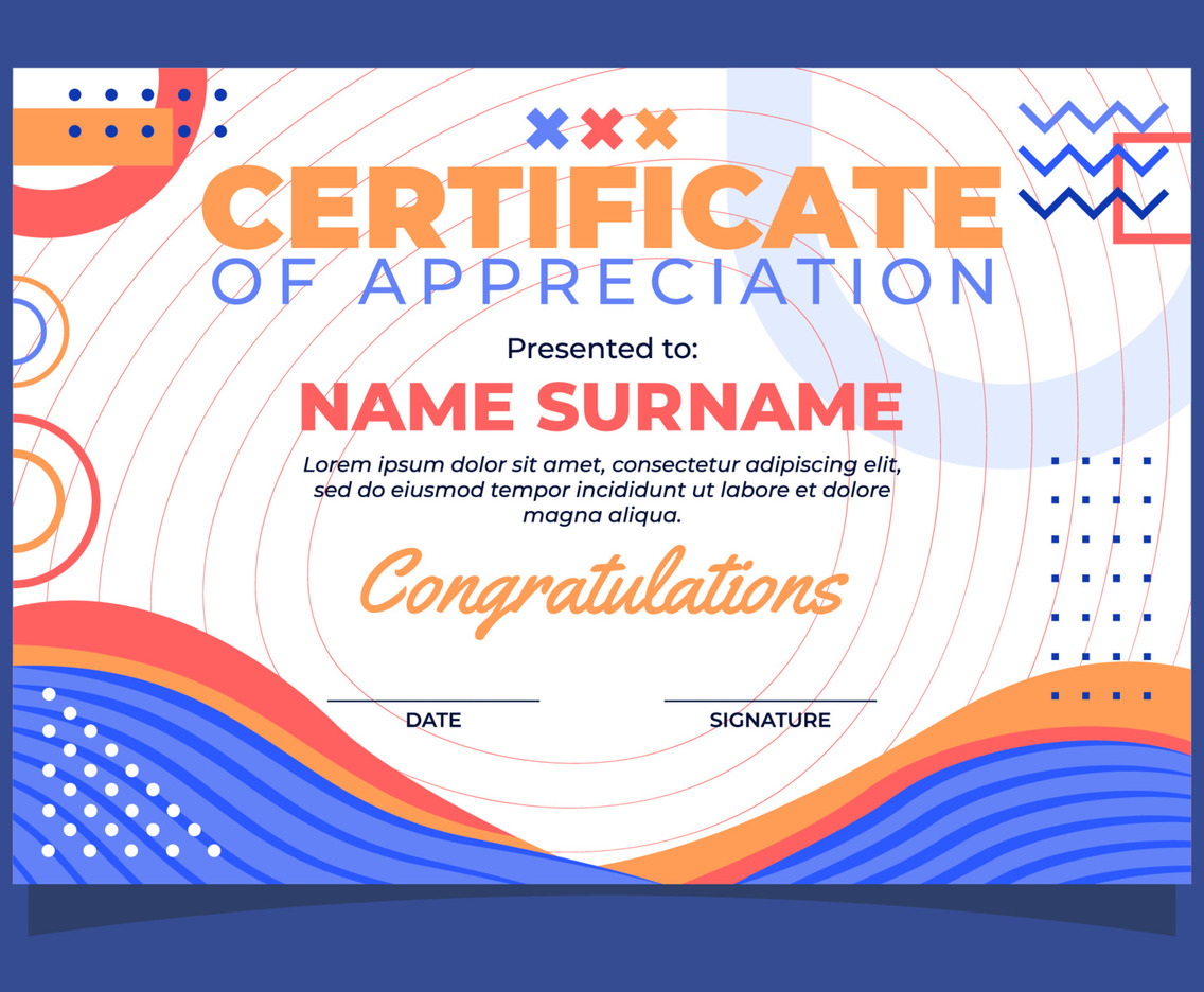 Geometric Certificate of Appreciation