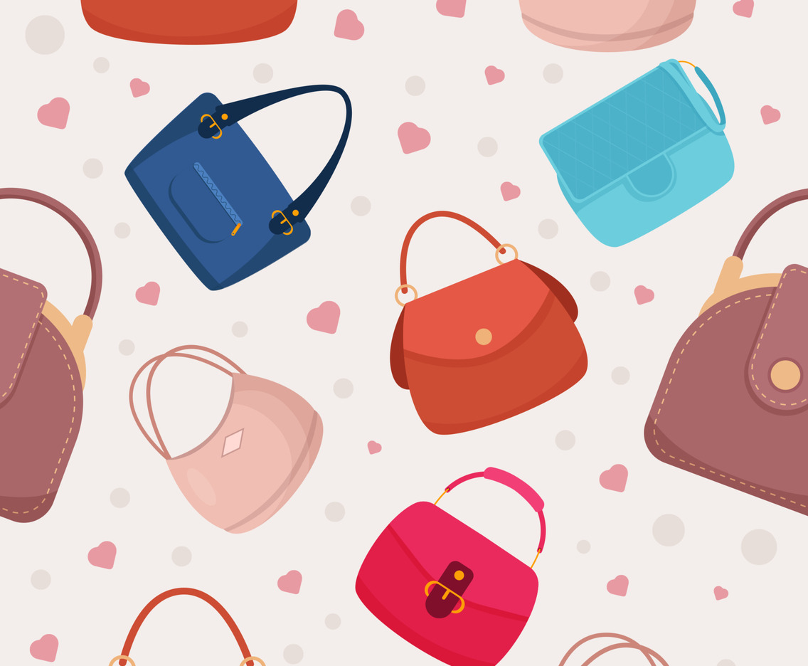 Bags Fashion Seamless Background