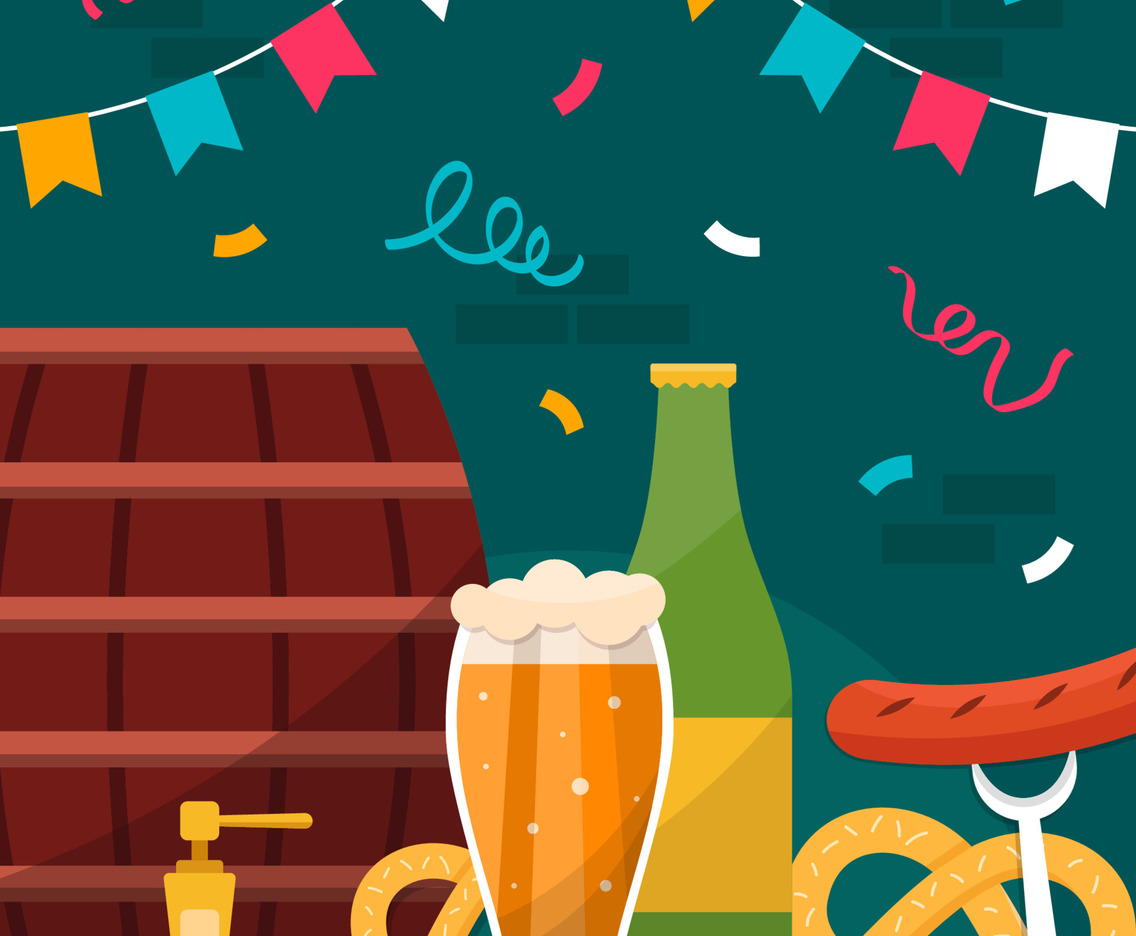 Oktoberfest Festival Celebration Day Background