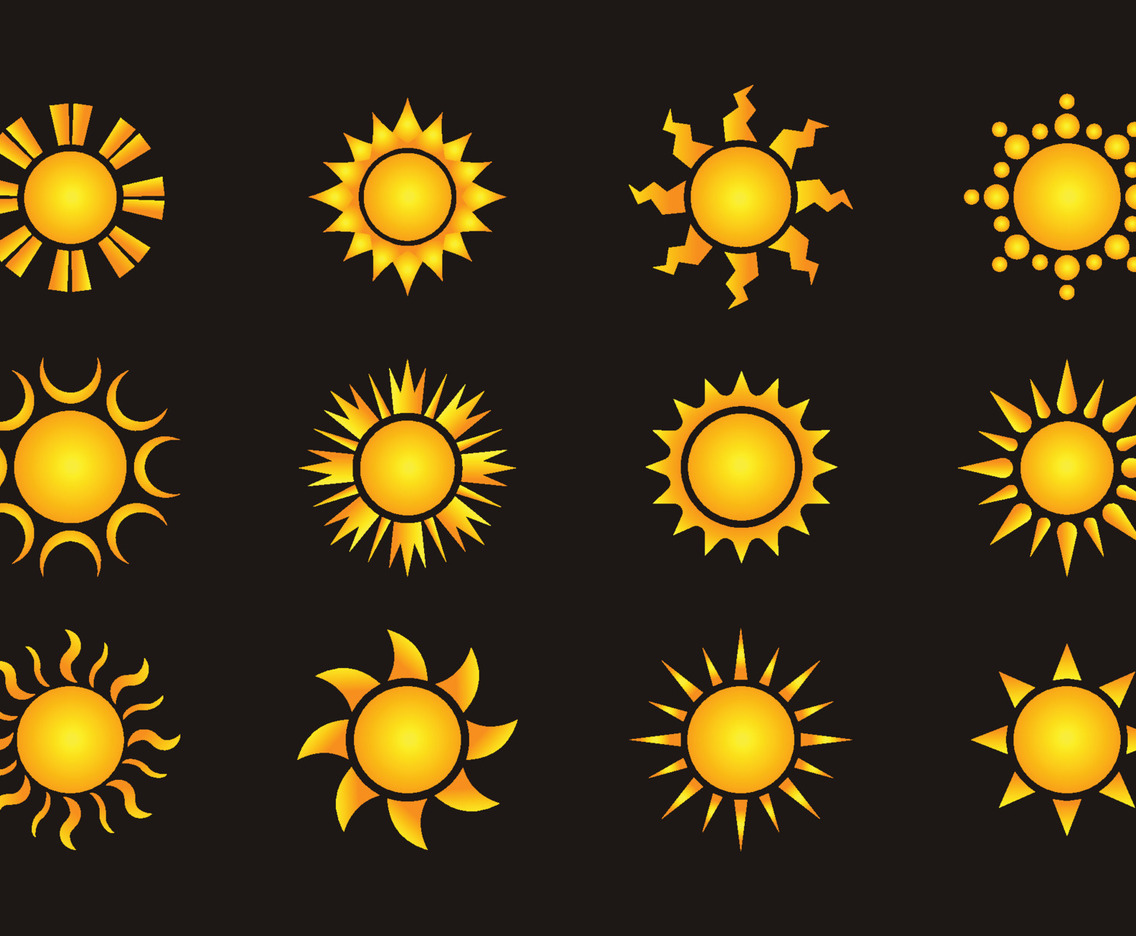 Summer Sun Icon Collection