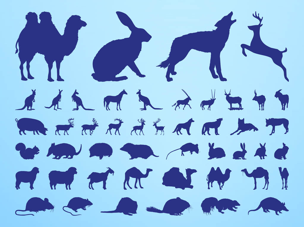 Silhouettes Of Animals