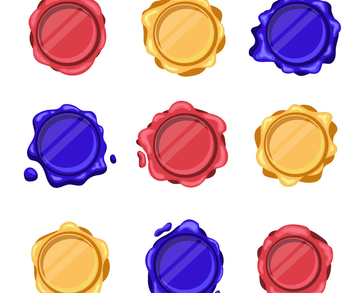 Different Wax Shield Icon set Collection