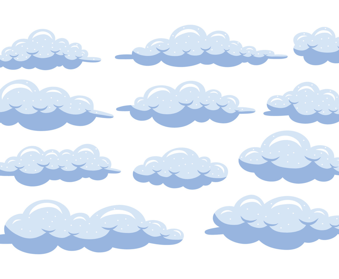 Cloud Hand Drawn Doodle Icon Element Collection