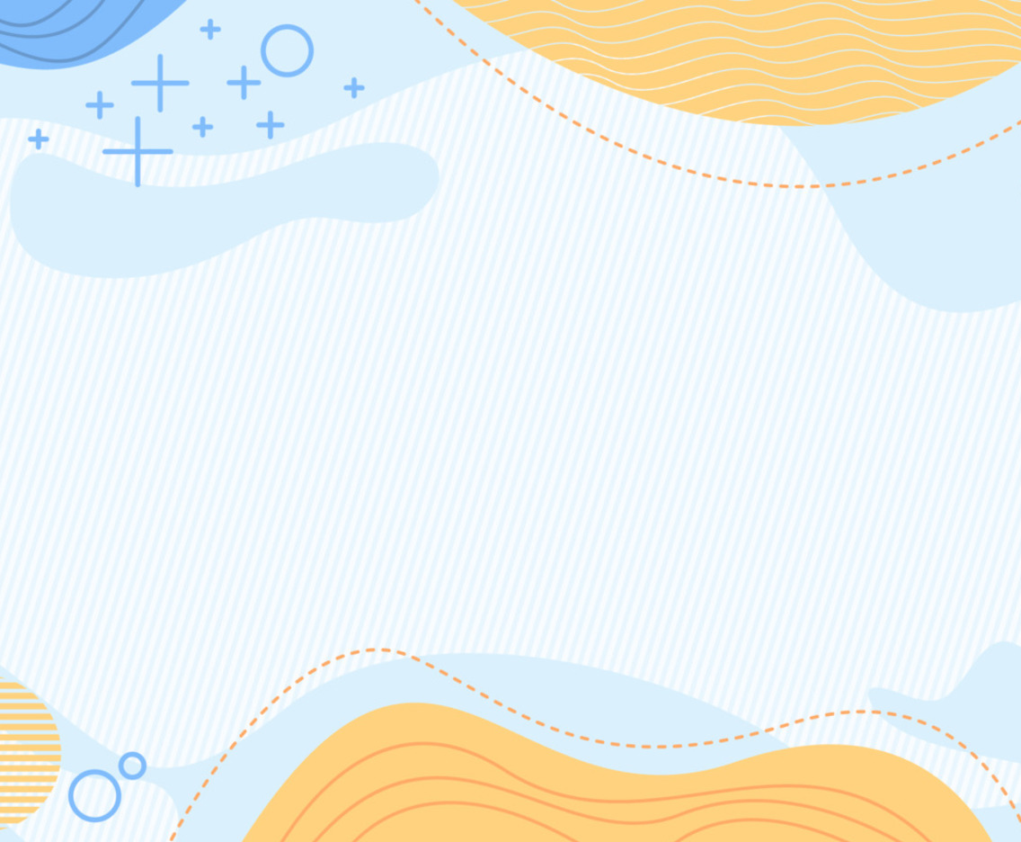 Abstract Flat Pastel Blue Orange Background