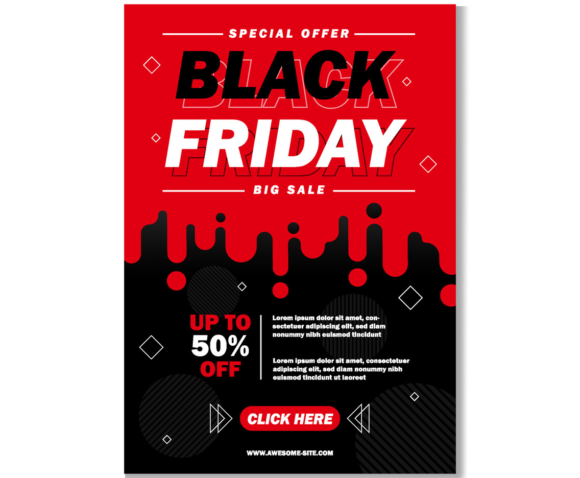 Black Friday Sale Poster Template