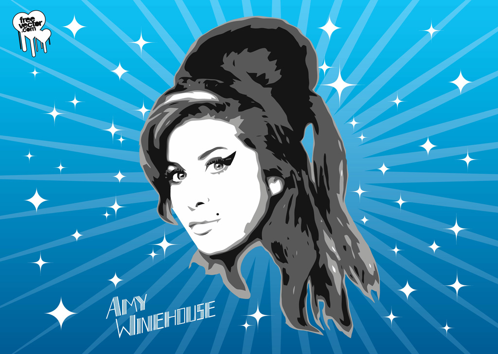 Amy Winehouse Vector Graphics