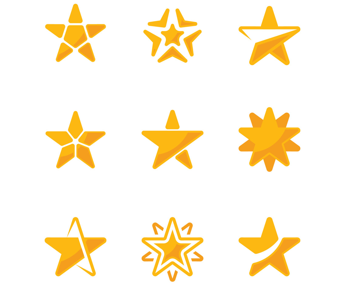 Star Icon Concept Set